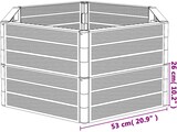 thumbnail of vidaXL Garten-Pflanzkübel Anthrazit PP