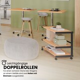 thumbnail of bümö Aktenwagen mit Rollen als fahrbare Ablage von Aktenordner & Co in grau