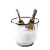 thumbnail of Wijn-/champagnekoeler -AUREO-, Ø 28 cm, H 25 cm, 10 L, polycarbonaat, gunmetal-look