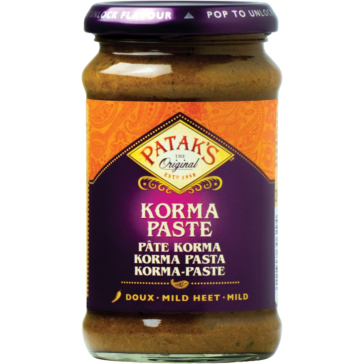 Sauce Korma indienne Pot de 290g Patak's
