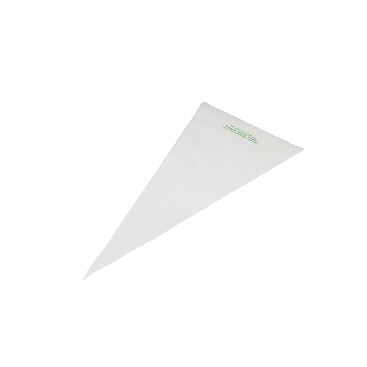 Schneider - Einweg-Spritzbeutel "GREENY", 530 x 275 mm, 100 µ, gerollt, transparent