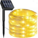 thumbnail of Fita LED solar à prova de água com painel solar Mangueira luminosa (7 Metros - 50 Led, Branco quente) Coshano