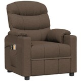 thumbnail of vidaXL Massagesessel Elektrisch Braun Stoff