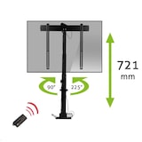 thumbnail of MonLines MLS010B TV Lift schwenkbar bis 50 Zoll, 762 mm Einbau, 721 mm Hub