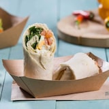 thumbnail of greenbox - Bandeja premium de papelão para lanches 500 ml, marrom, biorevestido, 800 un.