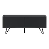 thumbnail of Helloshop26 - Elegante cassettiera pratica cassettiera con 2 ante 47 x 110 x 30 cm nero 03_0006823