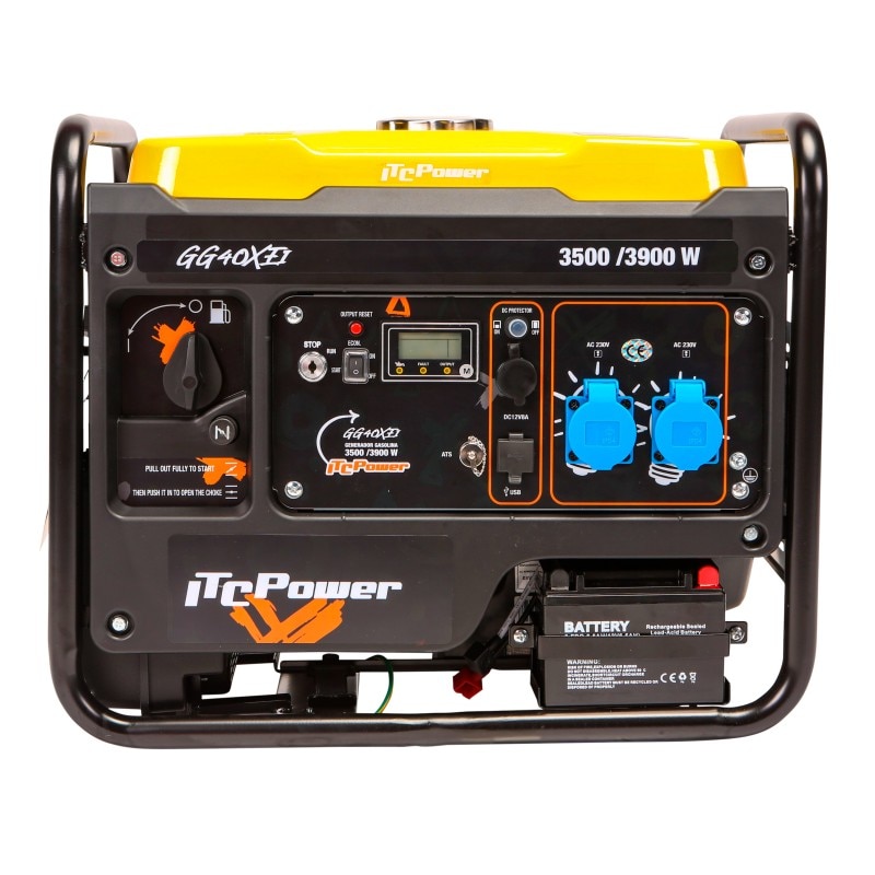 GG40XEi Generador Inverter Abierto ITC Power 3,9kW de Potencia Máxima