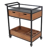 thumbnail of METRO PROFESSIONAL Outdoor Servierwagen Lynx, Alu/Eukalyptus, schwarz