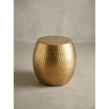 thumbnail of Beistelltisch 42 x 42 x 42 cm Aluminium Gold Dekotisch Orientalisch Rund, Designer Ablagetisch Metall Modern, Anstelltisch Schmal , Kleiner