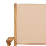 thumbnail of vidaXL 3-tlg. Bistro-Set Beige Stoff und Massivholz