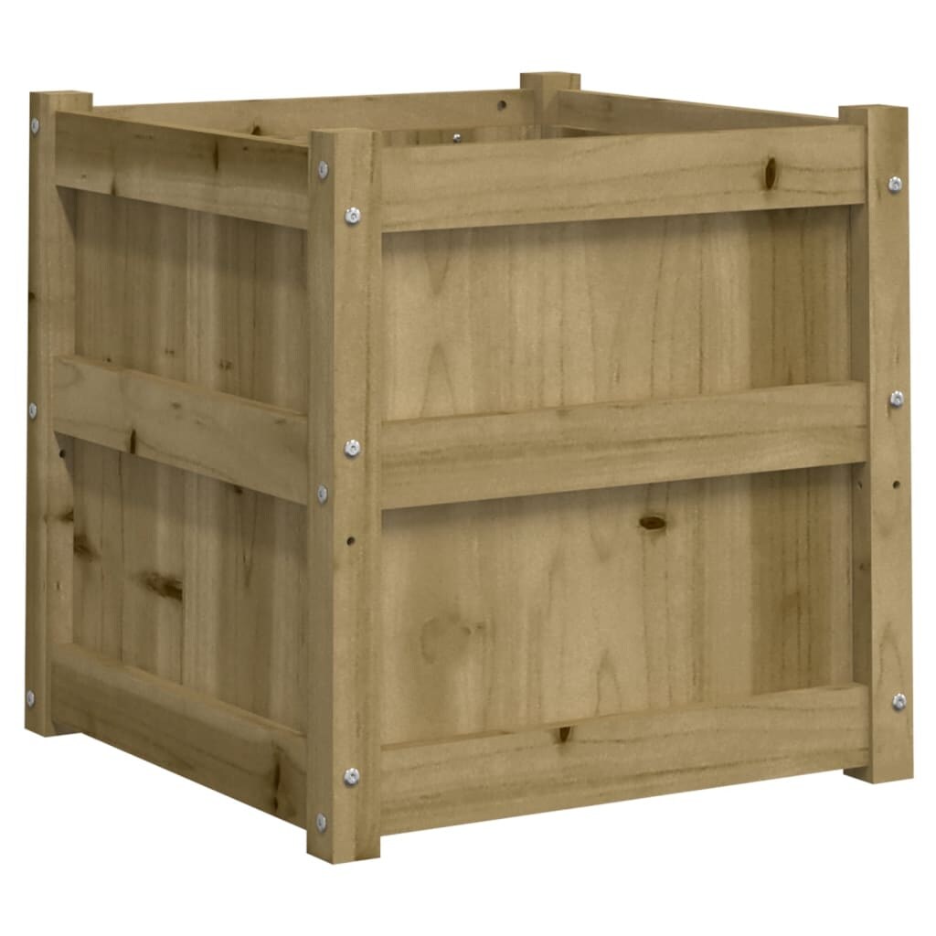 vidaXL Pflanzkübel 50x50x50 cm Kiefernholz Imprägniert
