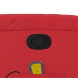 thumbnail of vidaXL Massagesessel Rot Kunstleder