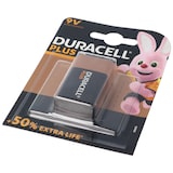 thumbnail of DURACELL Plus 9 Volt/6LR61 1er Pack 9V Alkaline Batterie E-Block