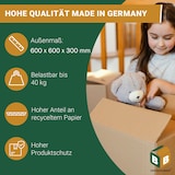 thumbnail of 90x Faltkarton 600x600x300mm Amazon FBA Heavy Mark braun Versandkarton DHL-Paket BB-Verpackungen
