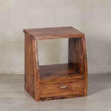 thumbnail of Sheesham Nachtkonsole, Landhausstil, Schublade & Ablage - Robust & Stilvoll. 45x40x53 cm | Kadima Design