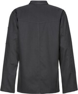 thumbnail of 227 - Kochjacke Westernstyle, langarm, Druckknöpfe : graphit 65% Polyester 35%Baumwolle 220 g/m² M
