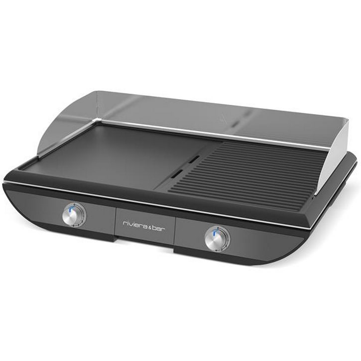 RIVIERA & BAR Plancha Gril électrique 2300w 50x30cm qpl570