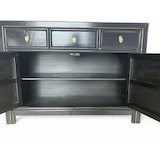 thumbnail of OPIUM OUTLET Asia Möbel Kommode Schrank Sideboard Hochzeitsschrank 33083 schwarz /schwarz-blau Landhaus-Stil asiatisch chinesisch orientalisch