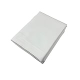 thumbnail of Lot de 4 draps de dessus avec retour de 5 cm 180x290, blanc,  Satin 200 TC, 100% coton