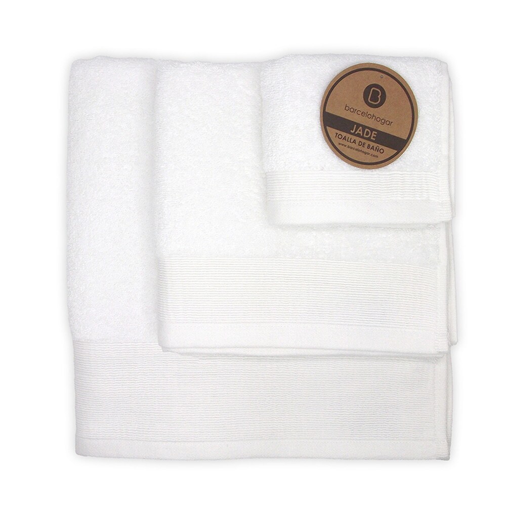 Las toallas de baño Jade de 70x140cm (en pack de 6 unidades) están fabricadas 100% en algodón de 650 gr/m2