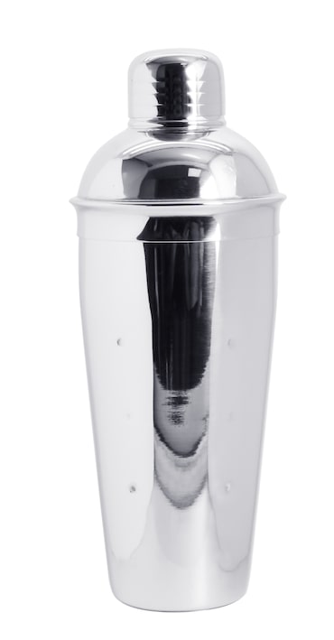 METRO Professional Shaker da cocktail con impugnature incassate, acciaio inox, 750 ml, argento