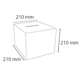 thumbnail of Exacompta 89058D 1x Urne 21x21x21cm - glasklar - Kristall