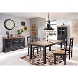 thumbnail of SIT Möbel Tisch aus Mangoholz | 140 x 90 cm | Tischplatte 25 mm honigfarben | Gestell schwarz | B 140 x T 90 x H 76 cm | 05814-11 | Serie CORSICA