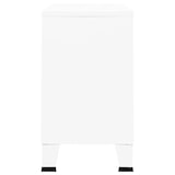 thumbnail of vidaXL Industrial Sideboard Weiß 105x35x62 cm Metall und Glas