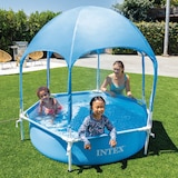 thumbnail of Piscina desmontable hexagonal 700 L c/toldo desmontable Canopy Metal Frame INTEX