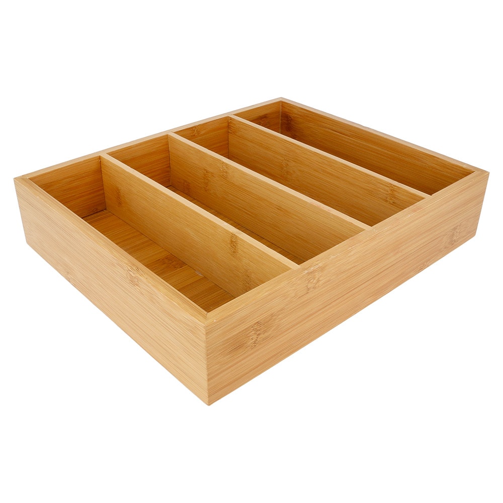 Garcia de Pou - Display Pour Couverts & Sachets 29X24X6 Cm Naturel Bambou