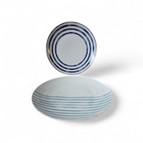 thumbnail of 6 x assiettes plates assorties en porcelaine LE CLUB - 26