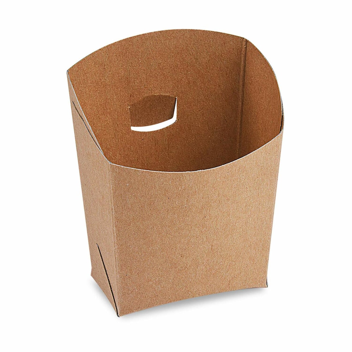 50x BIONATURE Snackbecher braun mit Fettbarriere 100g  7 x 9 x 9 cm 50 Stück