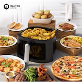 thumbnail of Balter Heißluftfritteuse Airfryer, 5,5 L, Friteuse Heissluftfritteuse XXL mit Sichtfenster, 12 Programme, all-in-1 Air Fryer, inkl. 100 Rezepte, HL-55
