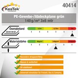 thumbnail of PE Gewebe-/Abdeckplane grün 140 g/m² 3x6 mtr