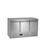 thumbnail of Comptoir pour saladette GN1/1 - 3 portes pleines à charnières | SA1365 S/S | Tefcold - SA1365S/S