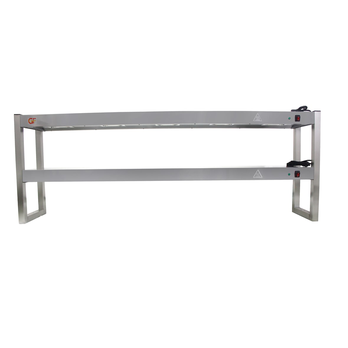 Gasfrit-  verwarmingslamp, roestvrijstalen warmtebrug, 10 vlammen, 1800 x 250 x 700 mm, 3000 W