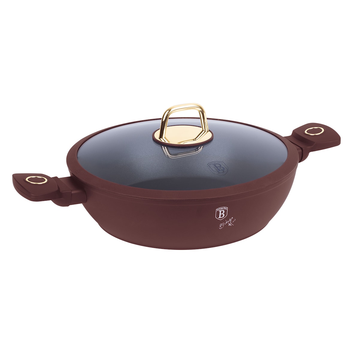 Berlinger Haus Leonardo Collection Flacher Topf mit Deckel, Ø 30 cm