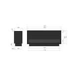 thumbnail of SLIM INSIDE BLACK - Camino A Bioetanolo Da Incasso Cm 120