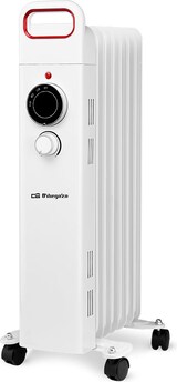thumbnail of Orbegozo radiador de aceite RU 1500, 7 elementos, termostato regulable, 3 potencias de calor, asa para transporte, 1500 W