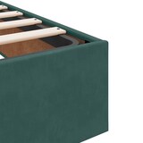 thumbnail of vidaXL Ottoman-Bett ohne Matratze Dunkelgrün 180x200 cm Samt