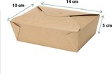 thumbnail of DeinPack Take Away Box I Bio Speisebox mit Faltdeckel 750 ml I Pappschachtel rechteckig 450 Stück