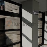 thumbnail of Aplique ovalado con difusor transparente CANOPUS negro Fabrilamp