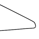 thumbnail of Relaxdays Drahtbügel, 48er Set, dünn, für Blusen, Shirts, mit Hosensteg, platzsparende Metall Kleiderbügel, schwarz