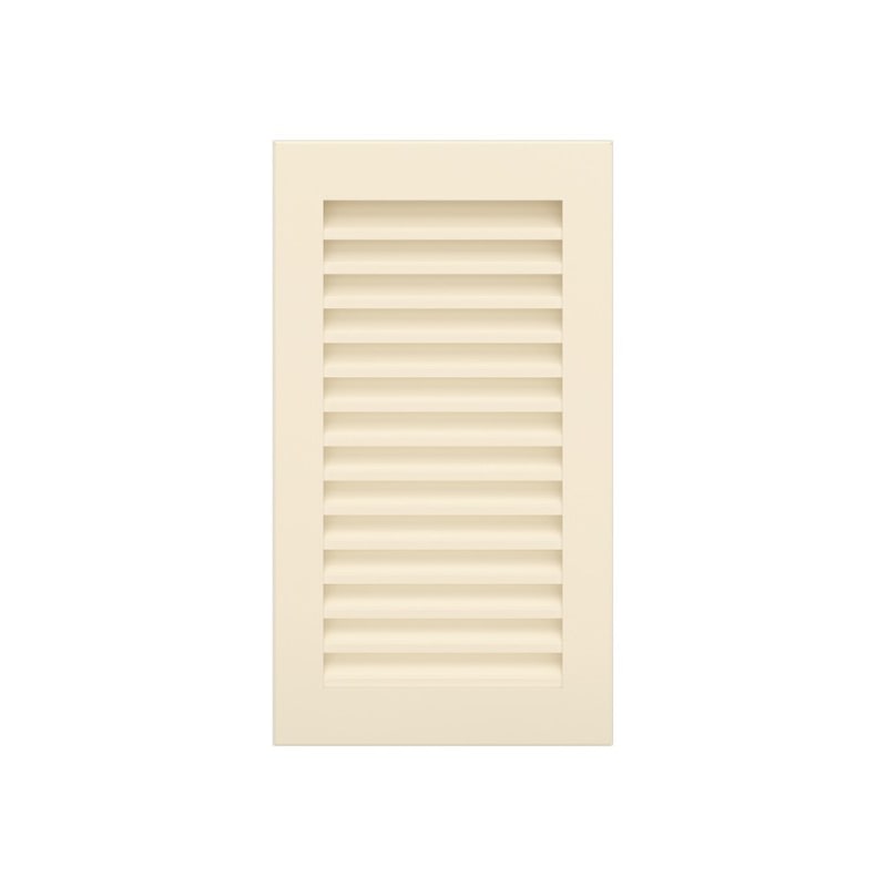 Grelha de ventilação vertical para lareira Crema- Hide 30x17