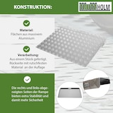 thumbnail of TRUTZHOLM Türschwellenrampe Bordsteinrampe 63 cm Länge 250 kg Traglast Aluminium Rollstuhlrampe mit Tragegriff