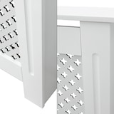 thumbnail of ECD Germany Heizkörperverkleidung Wabenmuster 152x19x82 cm Weiß, MDF lackiert, Heizungsverkleidung Heizkörperabdeckung für Wohnzimmer & Schlafzimmer