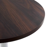 thumbnail of Plateau de table rond en mélaminé 60 cm bois foncé Rivoli - Oviala