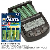 thumbnail of Schnellladegerät BC-700 ALPHA700 inkl. Akkus mit 2100mAh