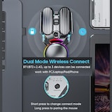 thumbnail of Souris Gaming Sans Fil Rechargeable RGB Bluetooth Double Mode Haute Précision YONIS