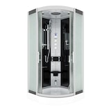 thumbnail of Dampfdusche Duschtempel Sauna Dusche Duschkabine D46-23M3-EC 100x100 cm mit 2K Scheiben Versiegelung